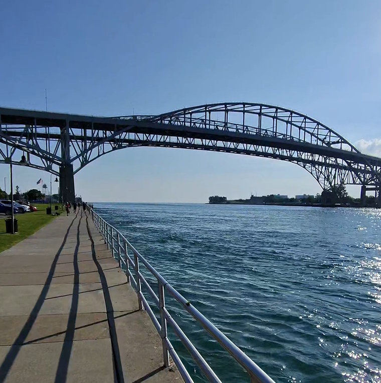 Port Huron Boardwalk along the St. Clair River